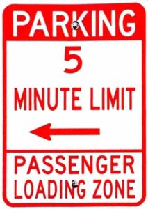 passenger loading zone