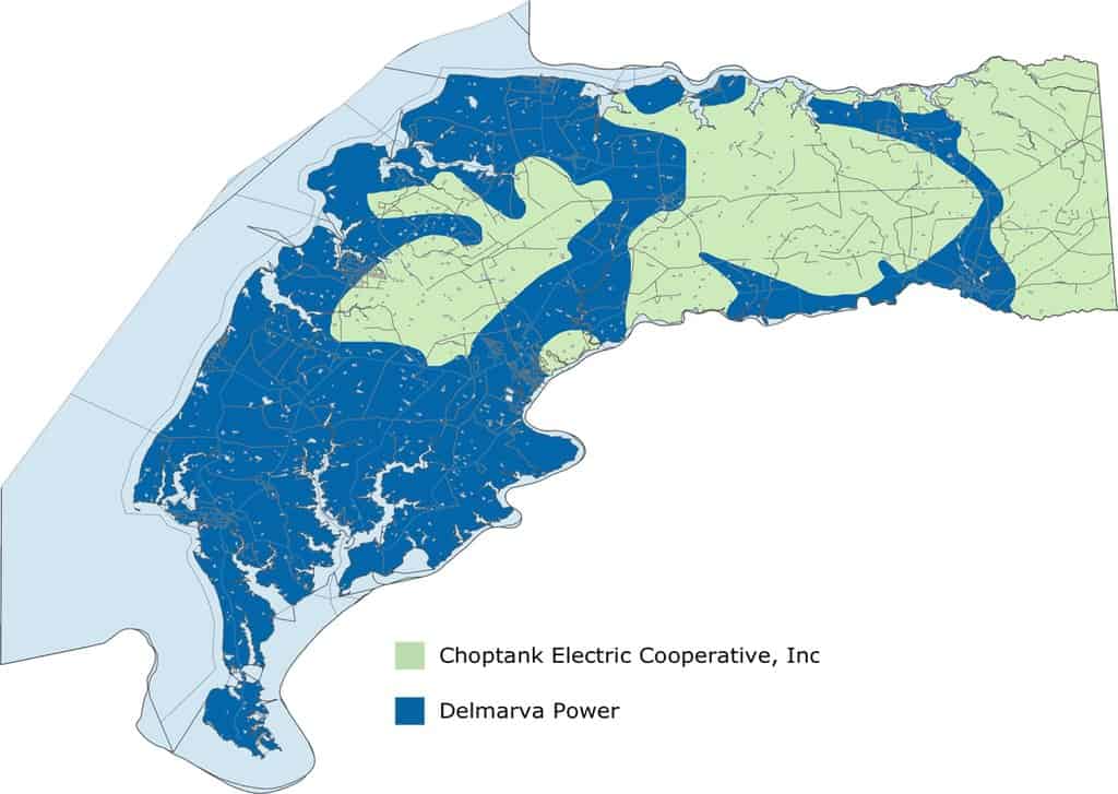 kent county utility provider map electric