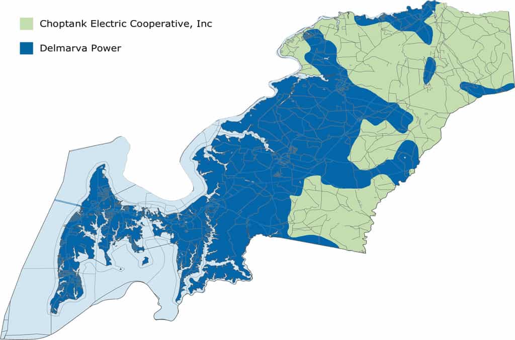 queen annes county utility provider map electric