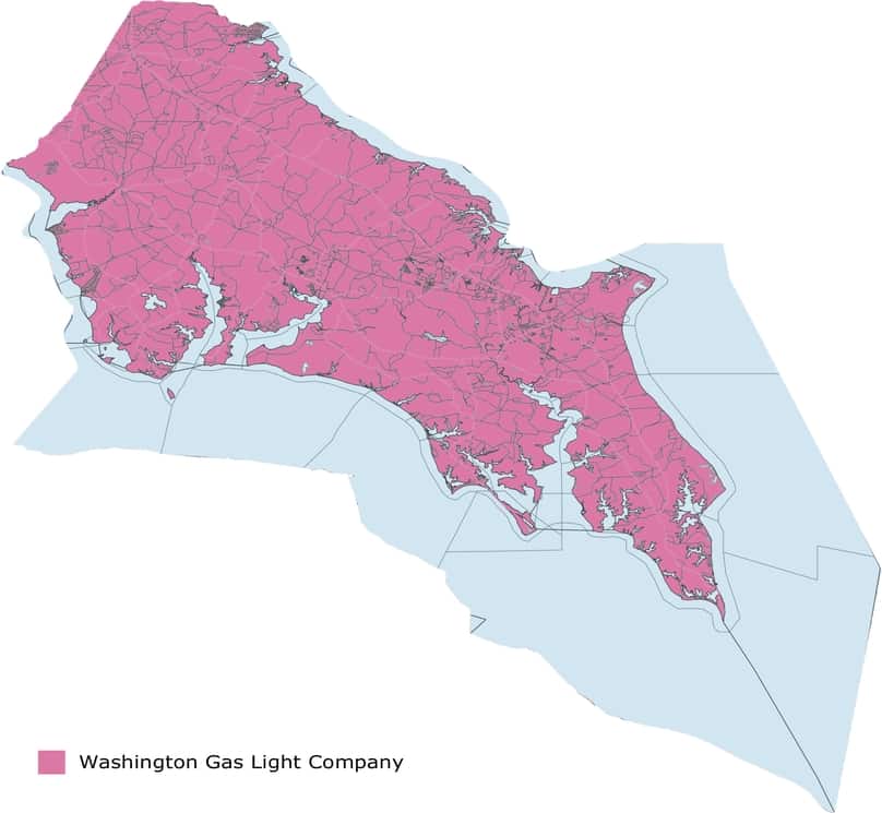 saint marys county utility provider map gas